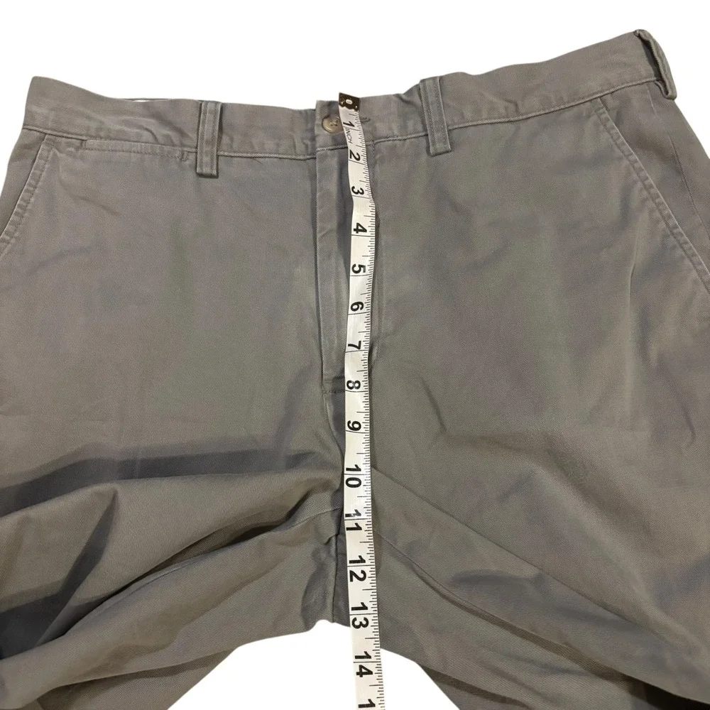 Polo Ralph Lauren Preston Pant Men's Grey Cotton Size 34x34 Flat‎ Front Vintage